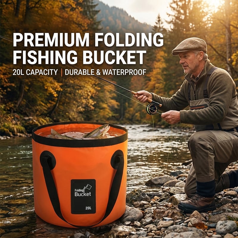 Portable Folding Water Storage Bucket