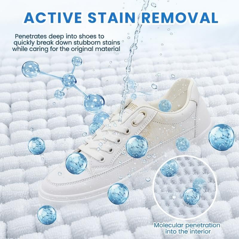 🔥🎁Waterless cleaning cream for white shoes with sponge