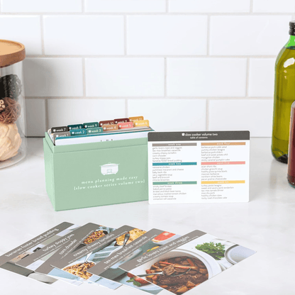 🍽️ Meal Planning Kit with 72 Photo Recipe Cards(Without a gift or present.)