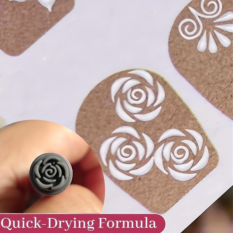 👉 💅 Nail Art Stamp Pen Set