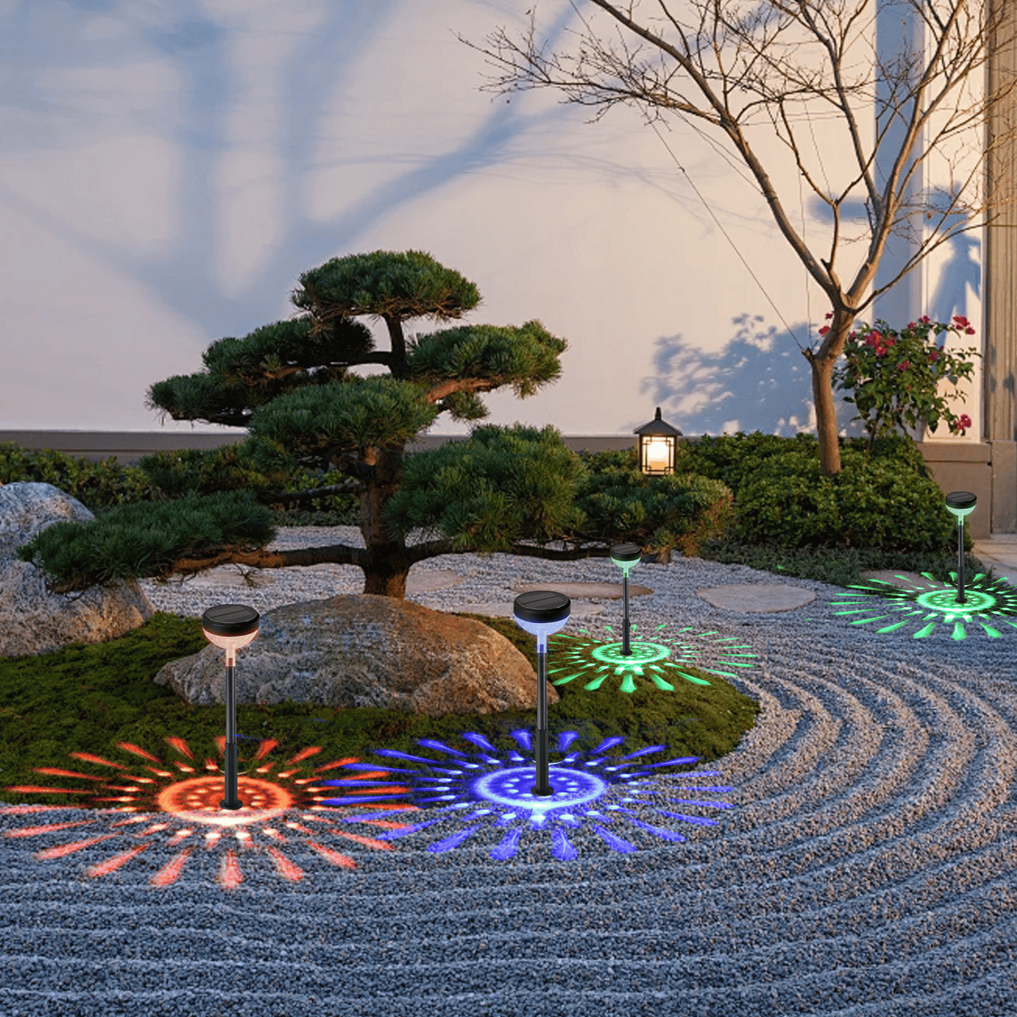 ☀️🔋 Solar Powered Multicolor Outdoor Light – 2 Color Specifications (Warm White / Cool White)🥳BUY 2 GET 10% OFF