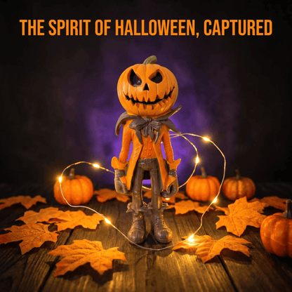 🎁🎉 50% OFF This Week! 🌟👻 Halloween Pumpkin Man Figurine 🎃