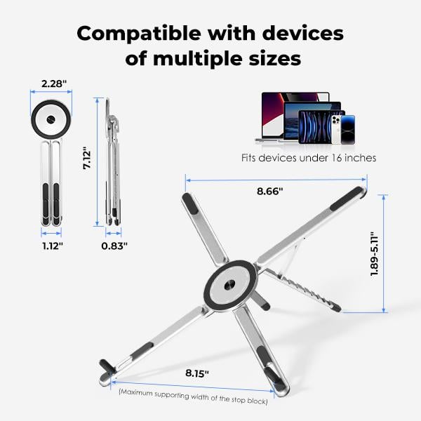 🎉Last day of promotion💡Foldable magnetic stand for laptops, phones and tablets