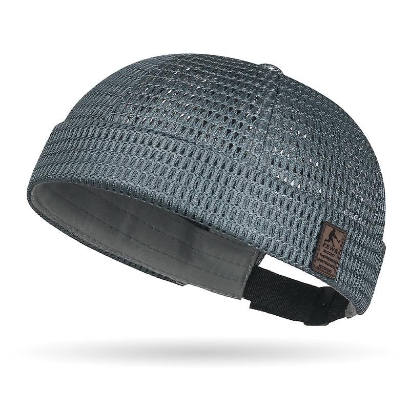 🏆Limited Time Sale 49% OFF🧢Men's Breathable Brimless Docker Hat – Lightweight Mesh Skull Cap for Summer Outdoor Wear