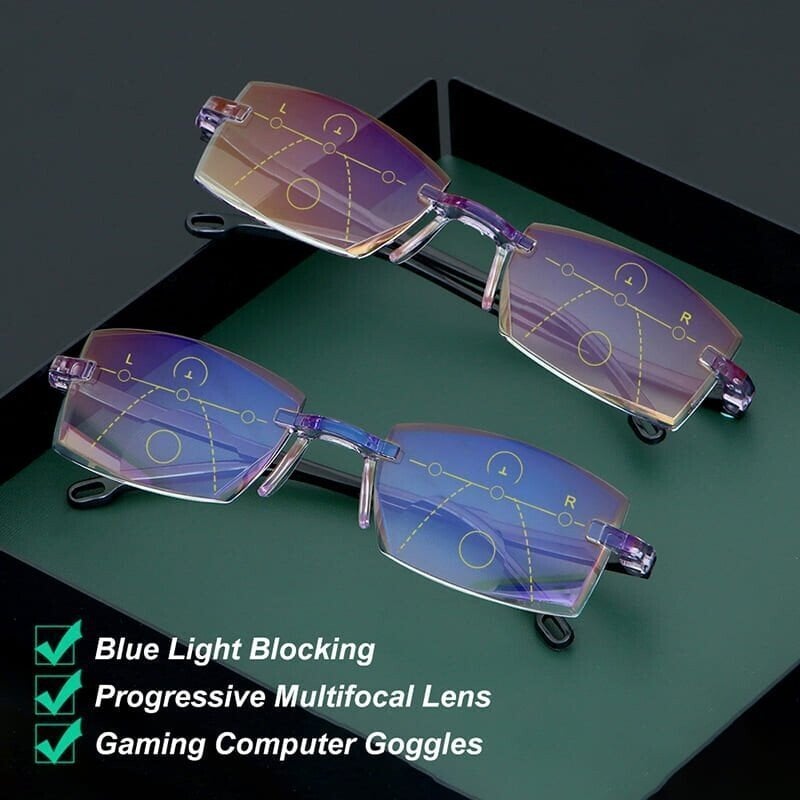 New Sapphire high hardness anti blue light  reading glasses