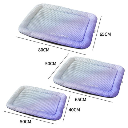 😍Ice Silk Pet Cooling Mat – Breathable Summer Cooling Bed for Dogs & Cats🥳Buy 2 Get 10% Off