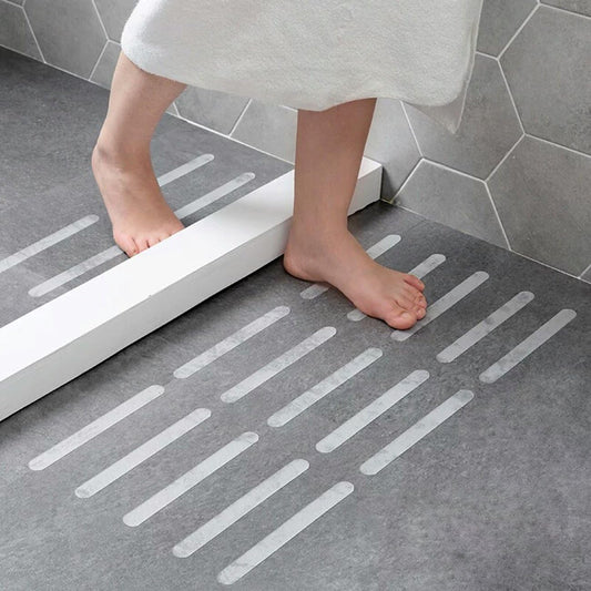 🏆Flash Sale⚡ 50K+ SOLD! Almost Gone-💥Anti-Slip Bath Mat Tape - Waterproof Non-Skid Adhesive Strips for Shower Floor, Bathtub & Stairs, Strong Grip Safety Tape