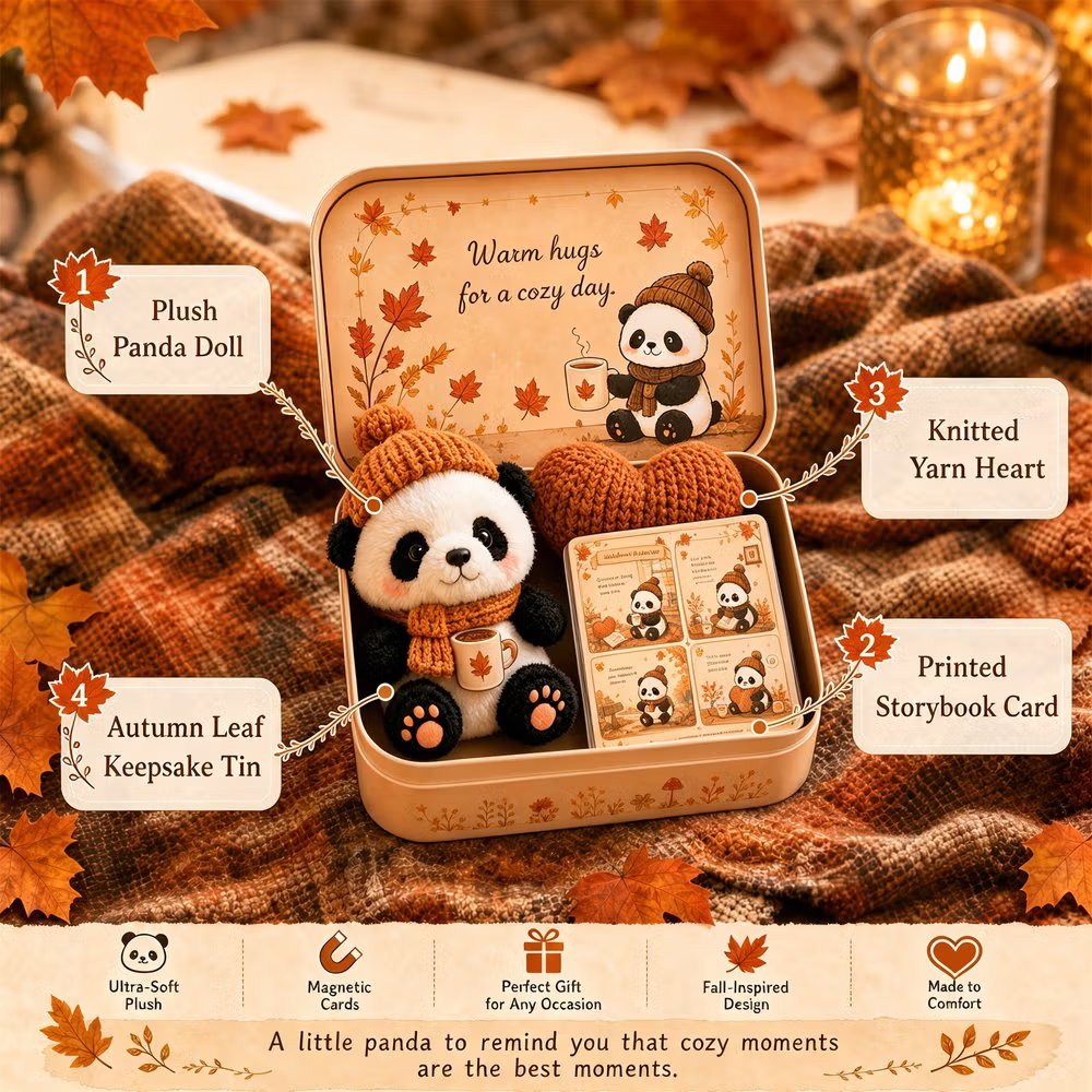 Pocket Hug Plush Keepsake Tin – Mini Comfort Gift