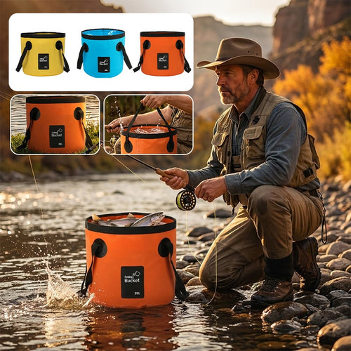 Portable Folding Water Storage Bucket