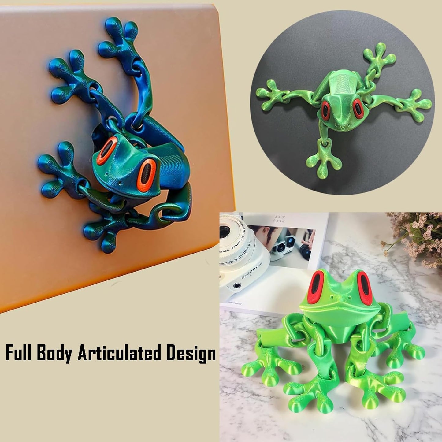 🐸 Movable magnetic frog refrigerator magnet