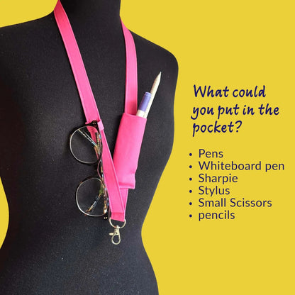 🔥LAST DAY 50% OFF - 👩‍🏫NEW UPGRADED Plain Fabric Pen Lanyards🥳Buy 2 Get 10% Off