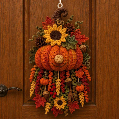 🔥 HOT SALE 🔥⏳ New Arrival 49% OFF – 🧶 DIY Seasonal 3D Crochet Door Hanger Kit Collection | Coordinated Yarn, Filling, Accessories & Step-by-Step Instructions Included 💕