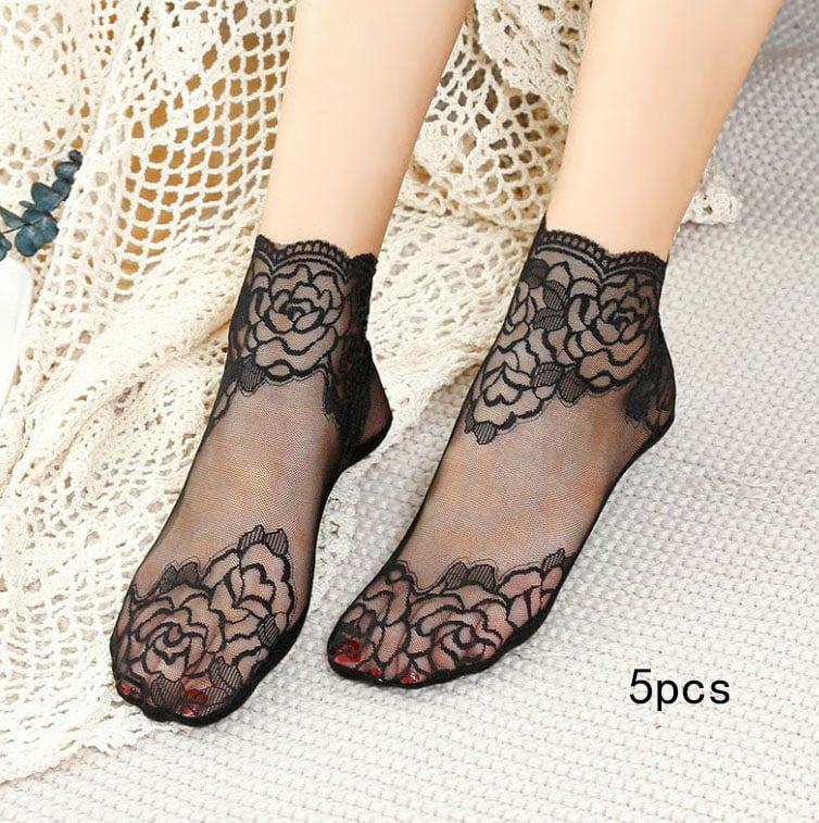 💋 Ladies Fashion Lace Socks🥳