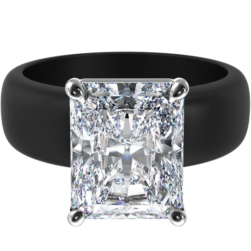 🔥Renfit Silicone Ring – 10×8 mm Emerald Cut CZ | Patent-Pending Design - GlowStone Collection🥳Buy 2 Get 10% Off