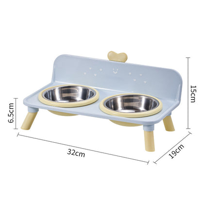 ⏰ Elevated Detachable Pet Double Bowls – Convenient & Pet-Friendly 🐾🥣