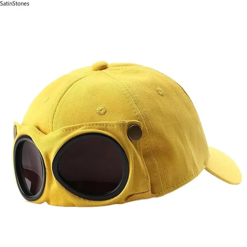 Men's Pilot Baseball Cap - Personalized Glasses-Ready