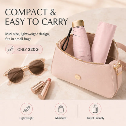 ✨ Say Goodbye to Bulky Umbrellas-Dual-Purpose Portable Capsule Umbrella