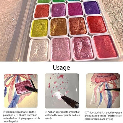 🔥Shifting Watercolor Painting Set 🥳Buy 2 Get 1 Free