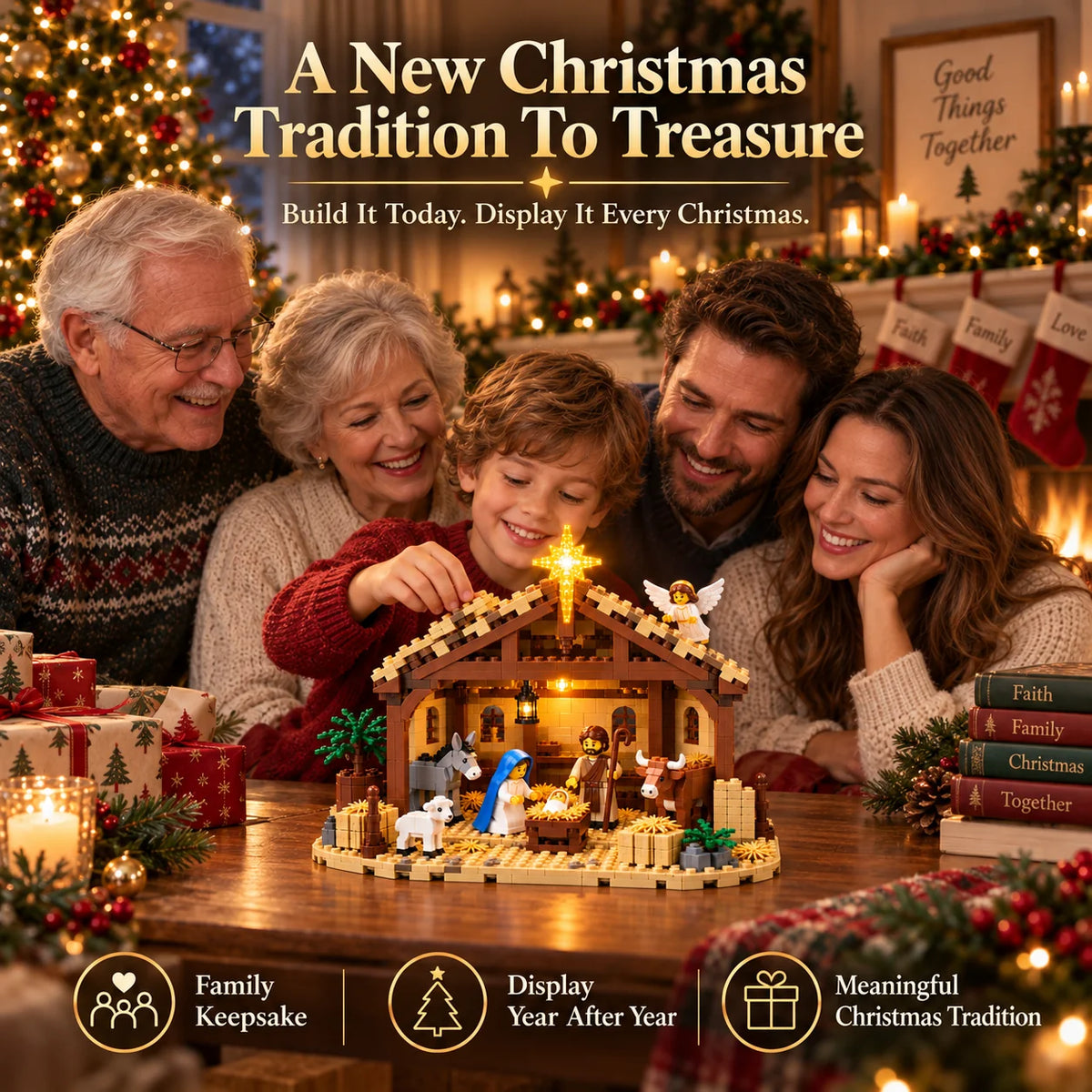 🔥🎄 50% OFF Today Only! ✨ Build the Beautiful Nativity Story