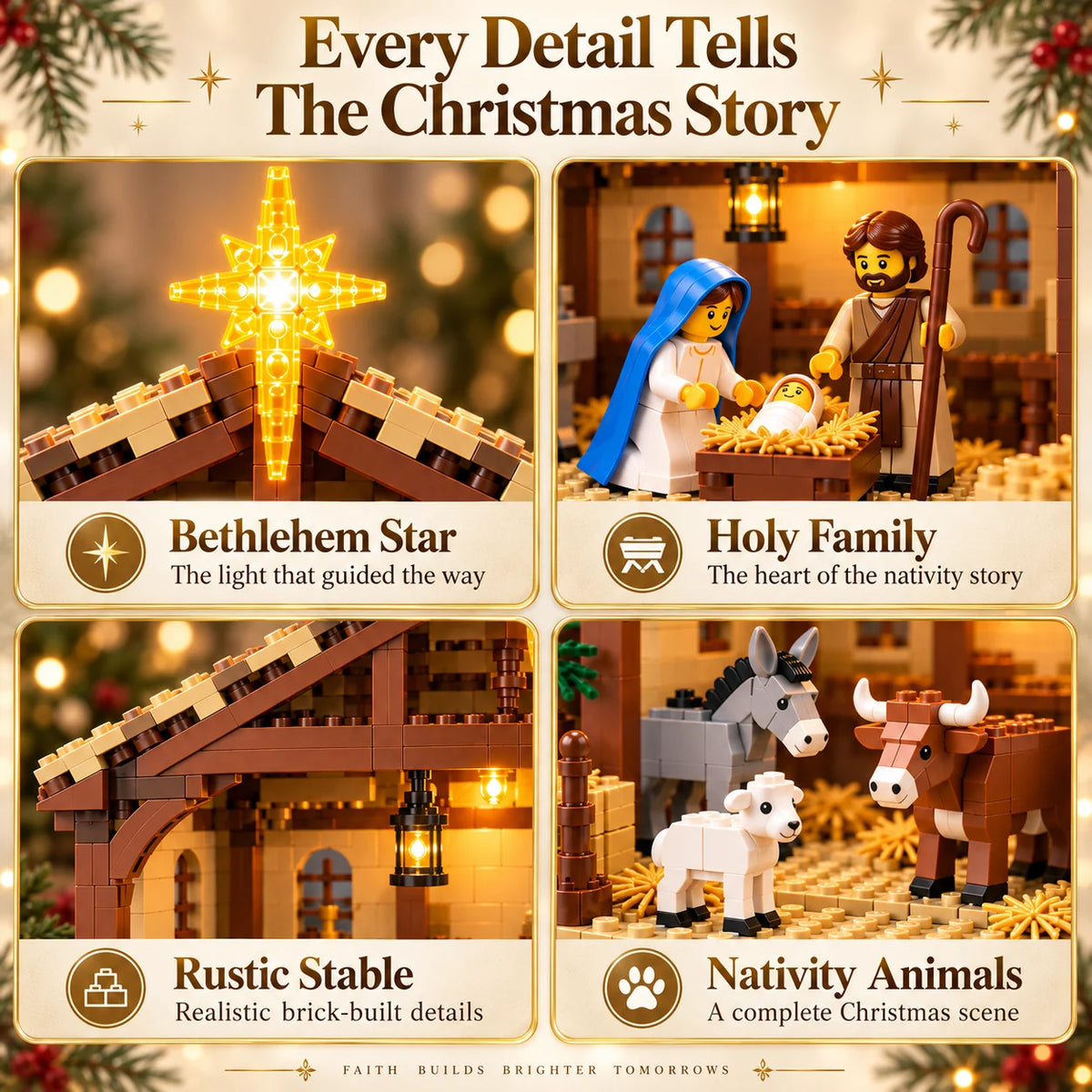🔥🎄 50% OFF Today Only! ✨ Build the Beautiful Nativity Story