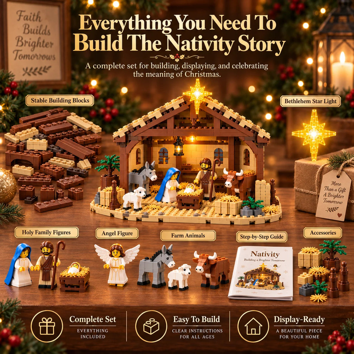 🔥🎄 50% OFF Today Only! ✨ Build the Beautiful Nativity Story