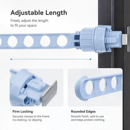 🪟Exclusive Web Deal - BUY 3 PAY 2🔧Space-Saving Window Drying Rack – No-Drill Twist Clamp Clothes Airer