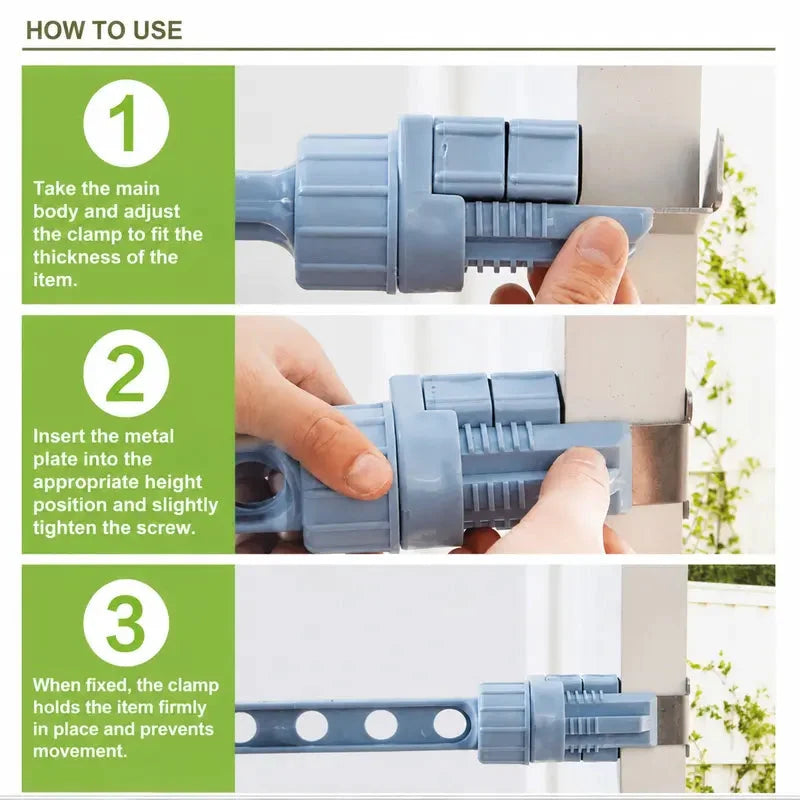 🪟Exclusive Web Deal - BUY 3 PAY 2🔧Space-Saving Window Drying Rack – No-Drill Twist Clamp Clothes Airer