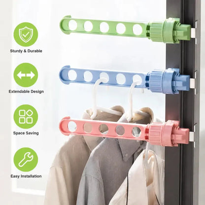🪟Exclusive Web Deal - BUY 3 PAY 2🔧Space-Saving Window Drying Rack – No-Drill Twist Clamp Clothes Airer