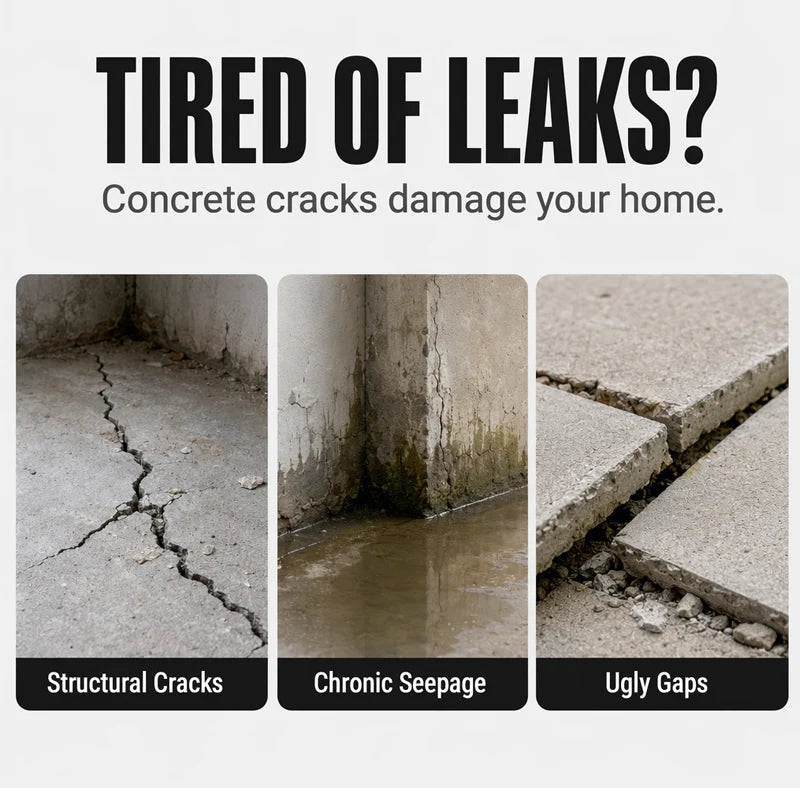 🛠️Waterproof Concrete Crack Filler for Indoor & Outdoor Use