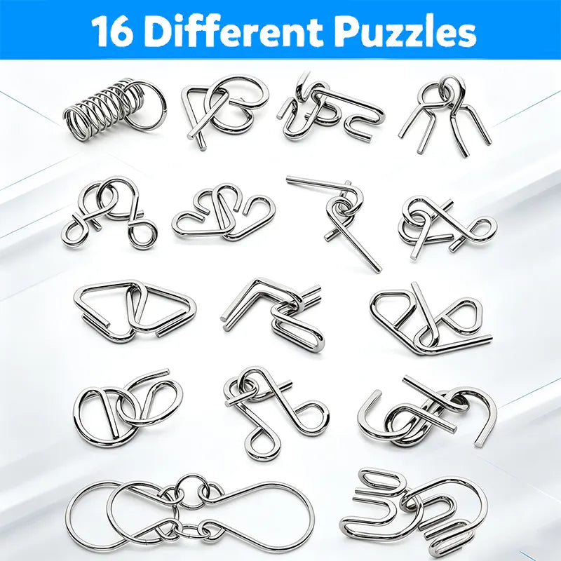 🎁 Metal Montessori Puzzle Solving