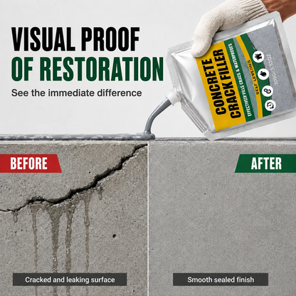 🛠️Waterproof Concrete Crack Filler for Indoor & Outdoor Use