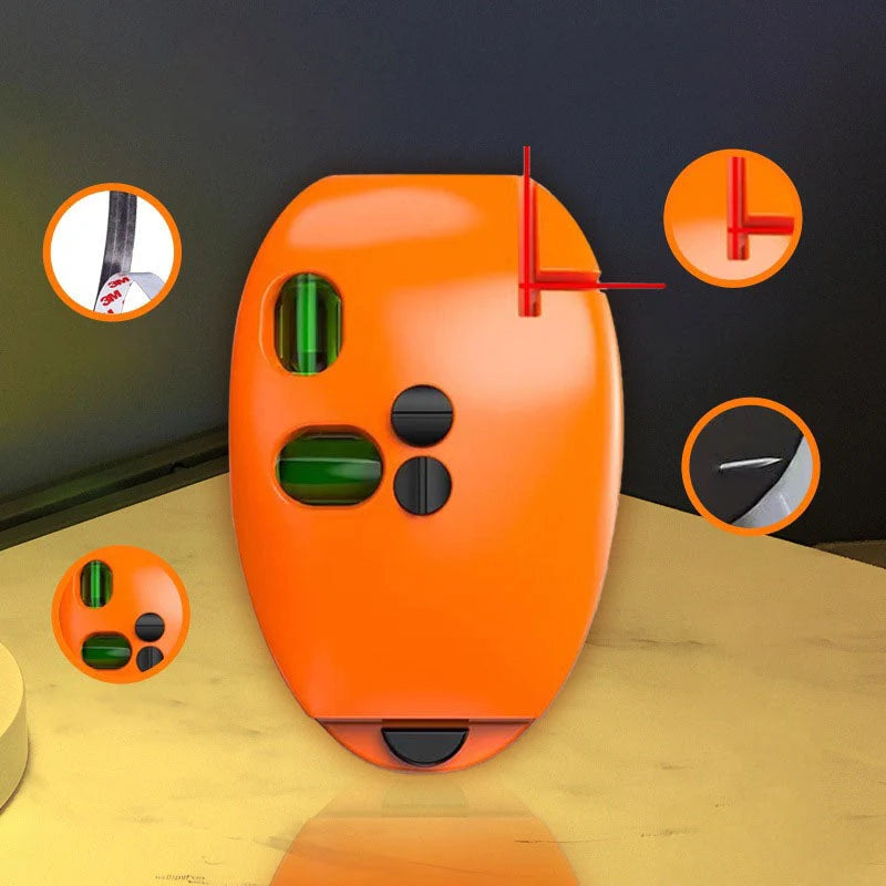 90° Red Laser Level – 20M Self-Leveling Line Laser for Construction & DIY