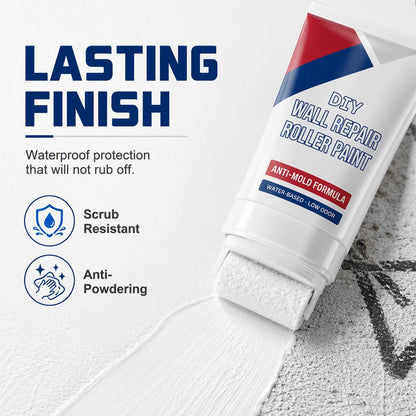 🥳2026 HOT SALE🥳💞50K+ SOLD! 🥩🍴 !All-in-One Wall Repair Paste with Roller Brush