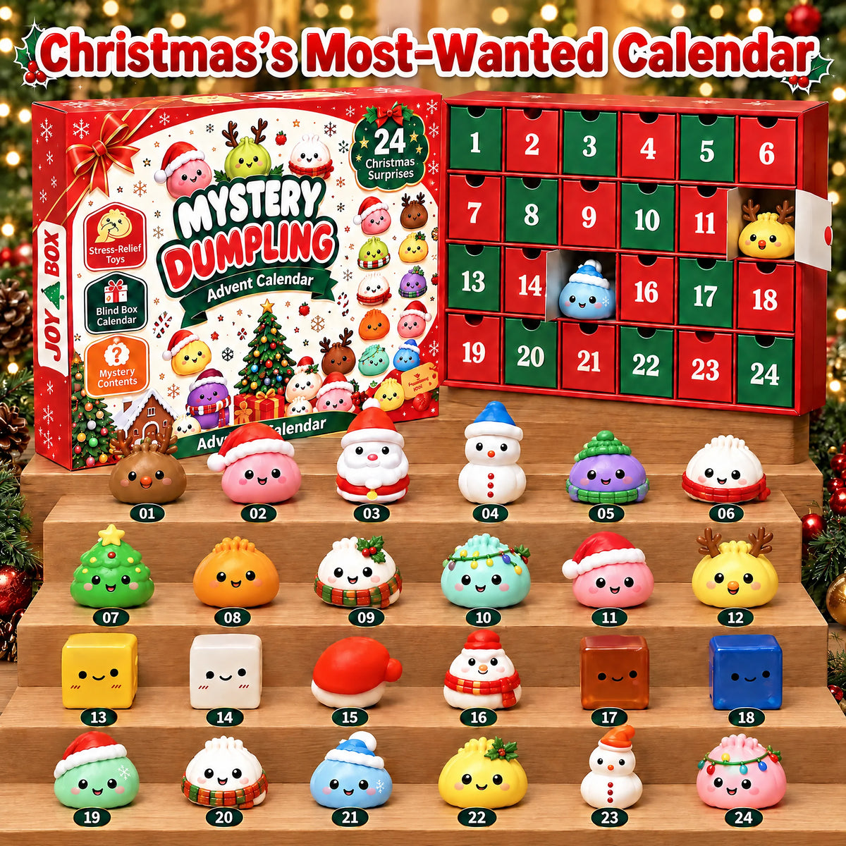 2026 Dumpling Squishy Advent Calendar