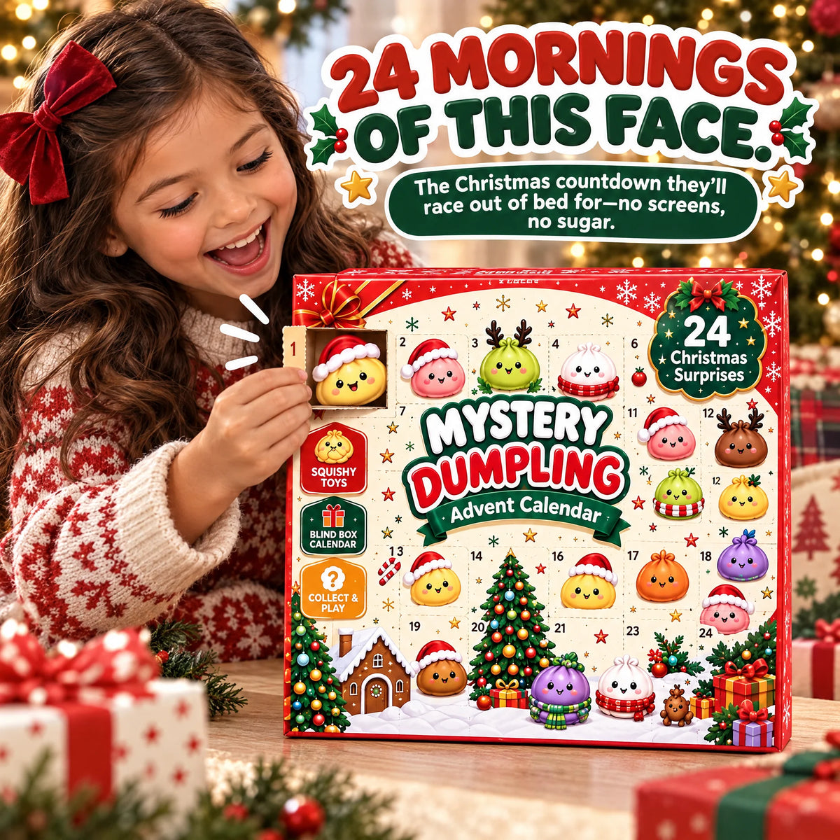 2026 Dumpling Squishy Advent Calendar