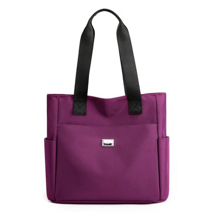 🔥Large Capacity Water Repellent Multi Pocket Nylon Shoulder Bag👜