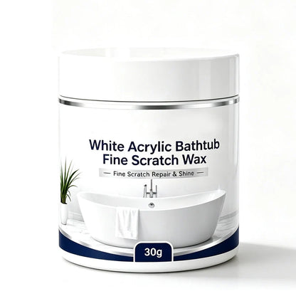 White Acrylic Bathtub Fine Scratch Repair Wax