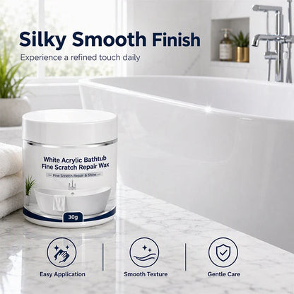 White Acrylic Bathtub Fine Scratch Repair Wax