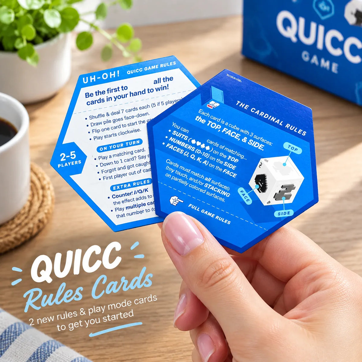 The Card Game with 3D Energy