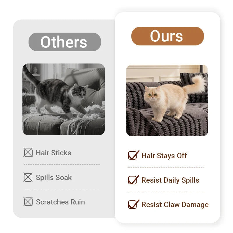 🔥50% OFF Sale!🔥🛋️ Cover Scratches & Add Warmth – Soft Plush Sofa Protector That Stays Put. Pet-Friendly & Durable