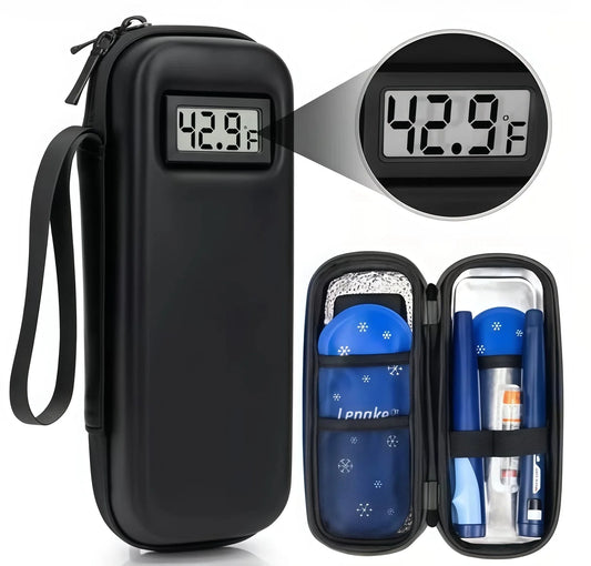 🔥Insulin Cooler Travel Case with Temperature Display