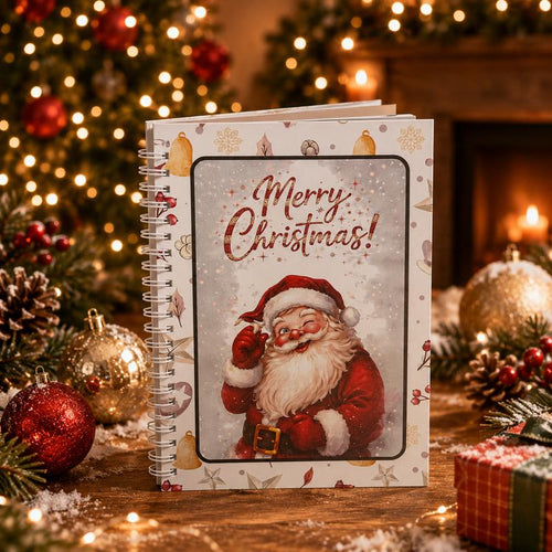 🎅Christmas Gift Card Book, DIY Spiral-Bound Christmas Gift Card Holder Book🎁Personalized Xmas Gifts for Family, Festive & Party Supplies