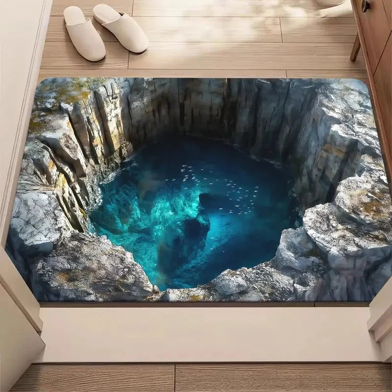 ✨Endless Abyss Illusion Doormat – Mind-Bending 3D Visual Effect