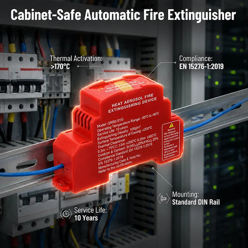 🧯 50% OFF Today! Automatic Aerosol Fire Suppression Device for Electrical Cabinets