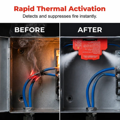 🧯 50% OFF Today! Automatic Aerosol Fire Suppression Device for Electrical Cabinets