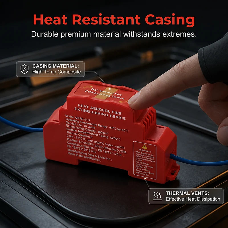 🧯 50% OFF Today! Automatic Aerosol Fire Suppression Device for Electrical Cabinets