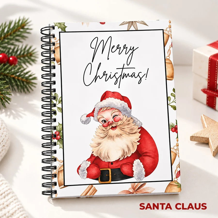 🎅Christmas Gift Card Book, DIY Spiral-Bound Christmas Gift Card Holder Book🎁Personalized Xmas Gifts for Family, Festive & Party Supplies