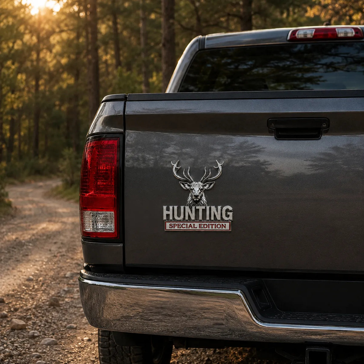 🦌 HUNTING Special Edition 3D Chrome Metal Car Emblem