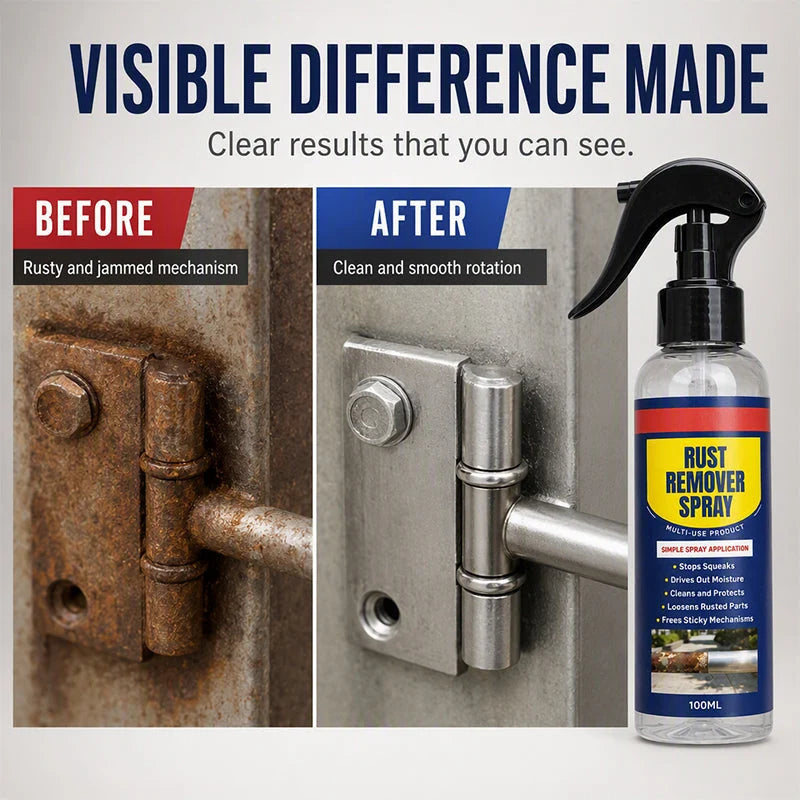🔥Limited Time Promotion 70% OFF🔥Multi-Purpose Rust Remover Spray & Lubricant