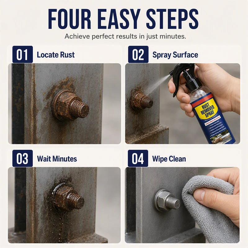 🔥Limited Time Promotion 70% OFF🔥Multi-Purpose Rust Remover Spray & Lubricant